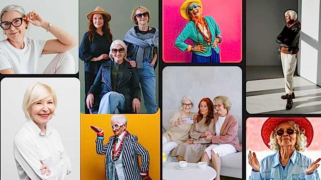 modna seniorka