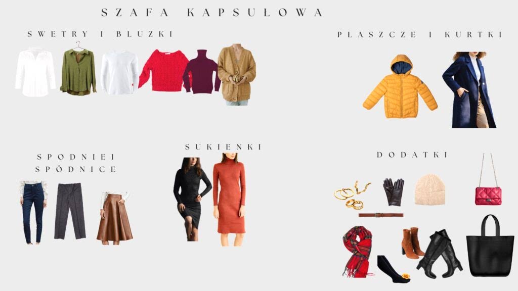 szafa kapsułowa na zimę